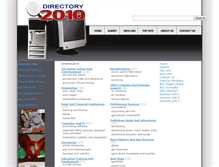 Tablet Screenshot of directory2010.info